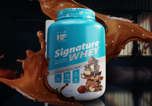 hf series signature whey protein powder