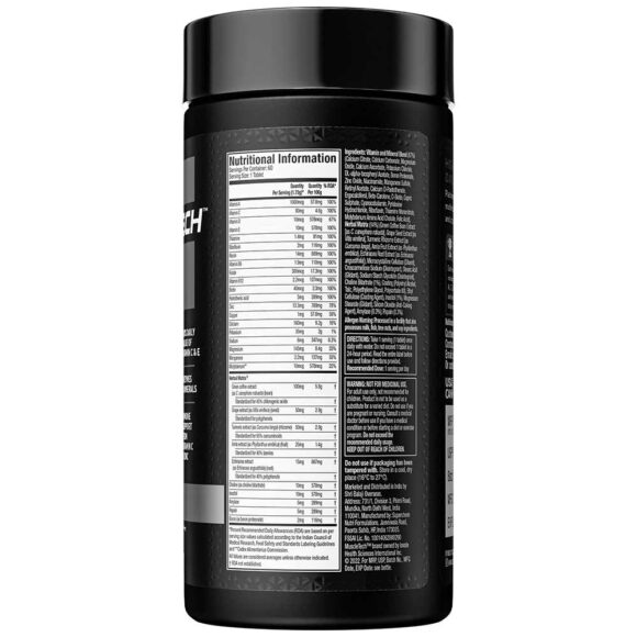 muscletech platinum multi vitamin, 60 tablet(s)