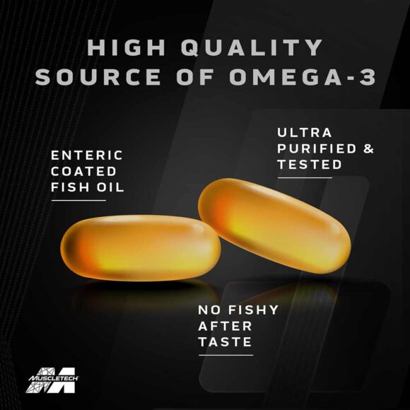 muscletech platinum100% fish oil, 100 softgels