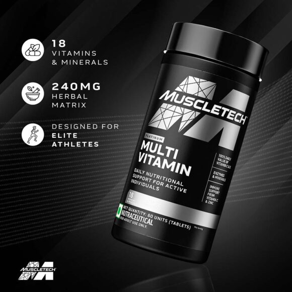 muscletech platinum multi vitamin, 60 tablet(s)