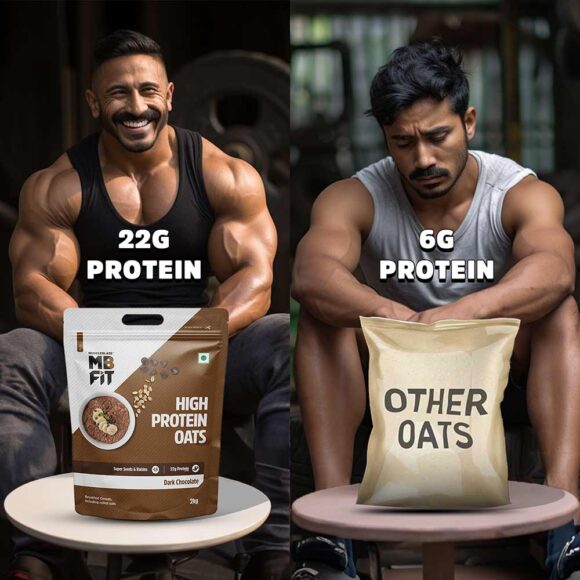 muscleblaze high protein oats, 2 kg, dark chocolate